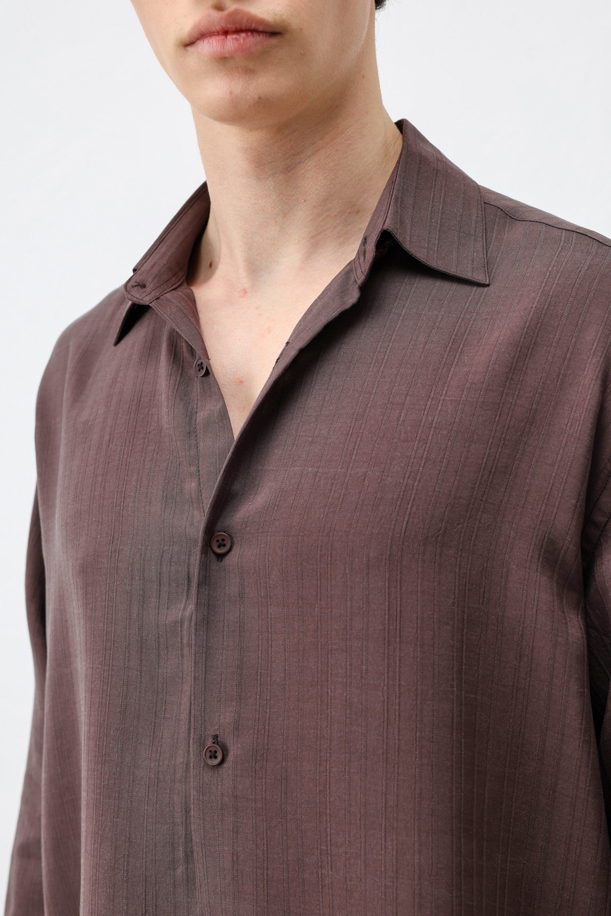 Antioch 100% Lyocell Striped Men's Shirt