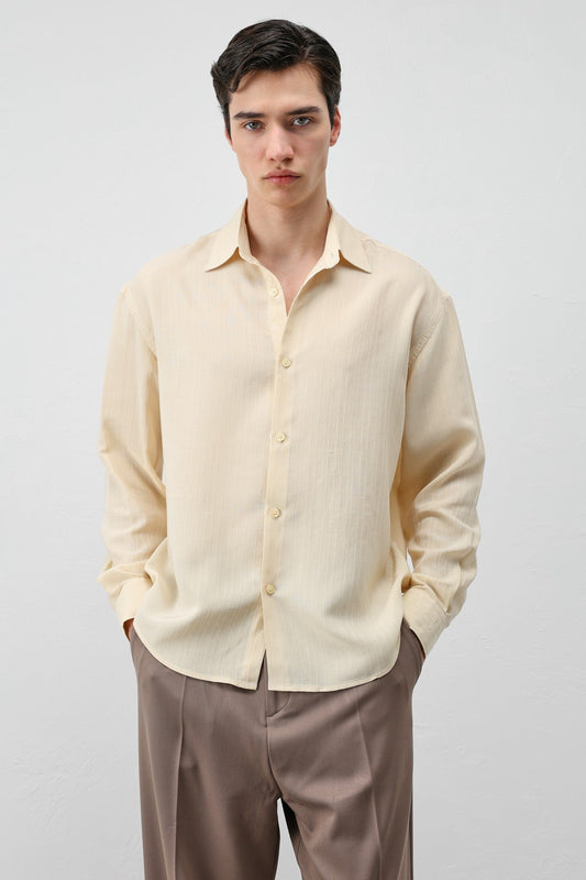 Antioch 100% Lyocell Striped Men's Shirt
