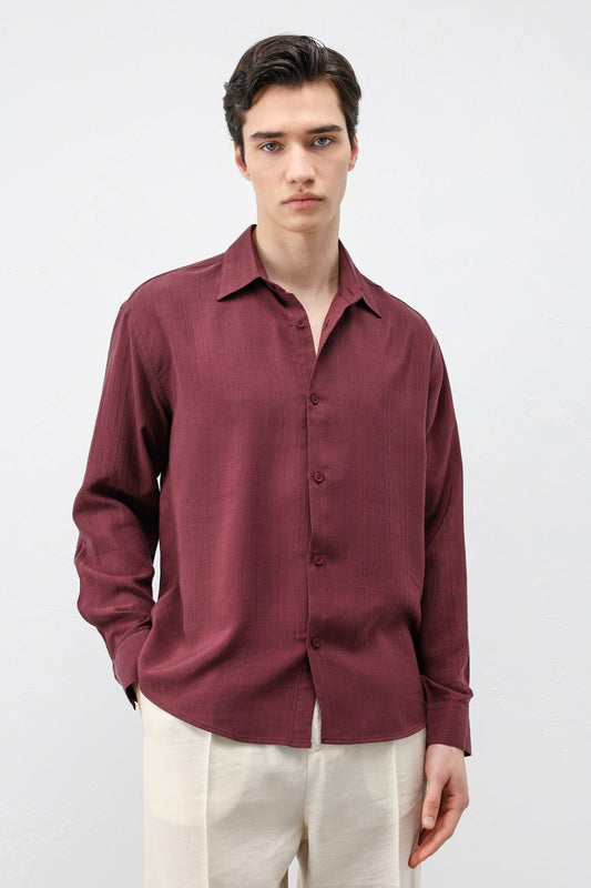 Antioch 100% Lyocell Striped Men's Shirt
