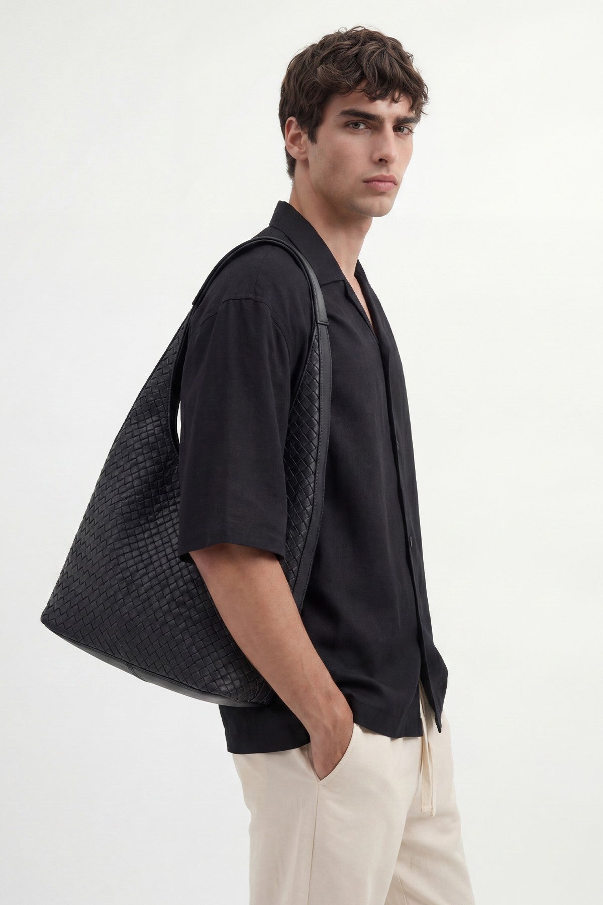 Men's Linen-Blend Shirt