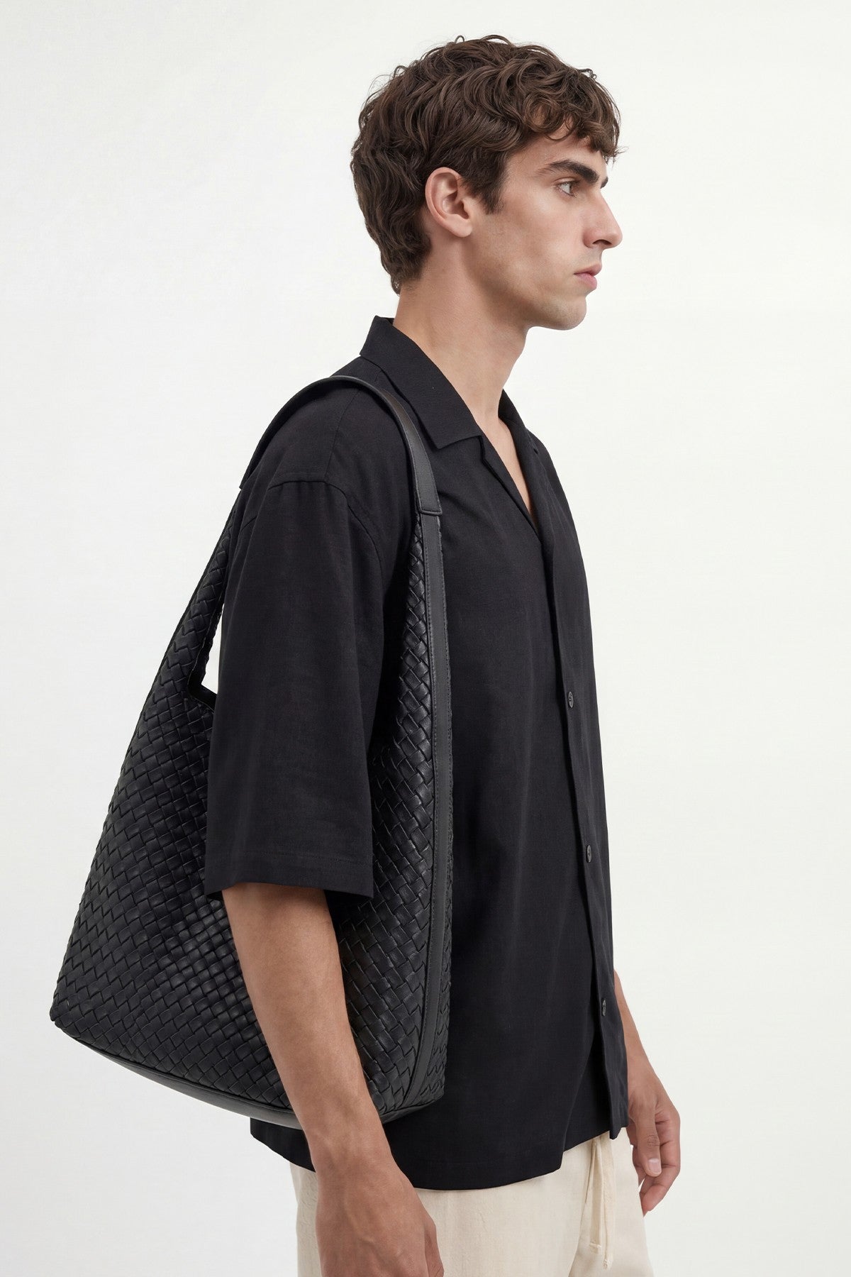 Men's Linen-Blend Shirt