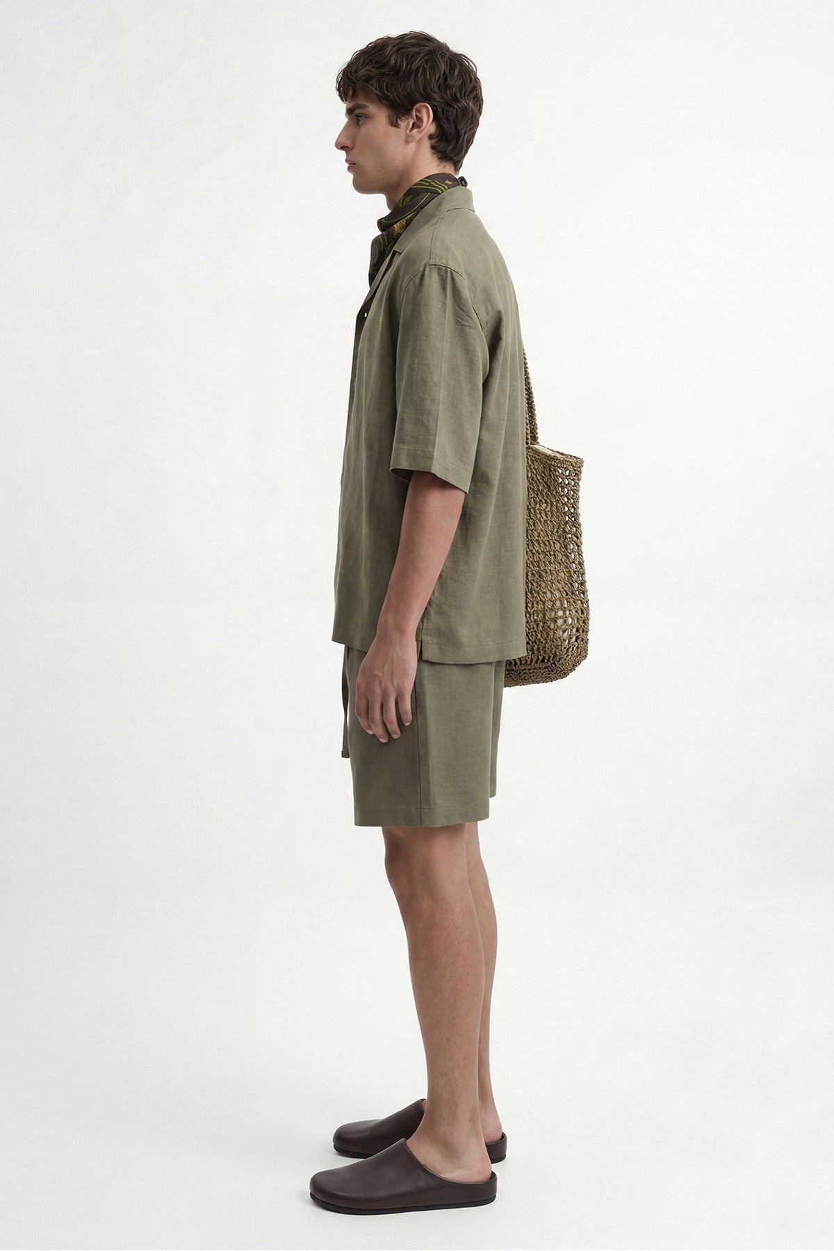Men's Linen-Blend Shirt