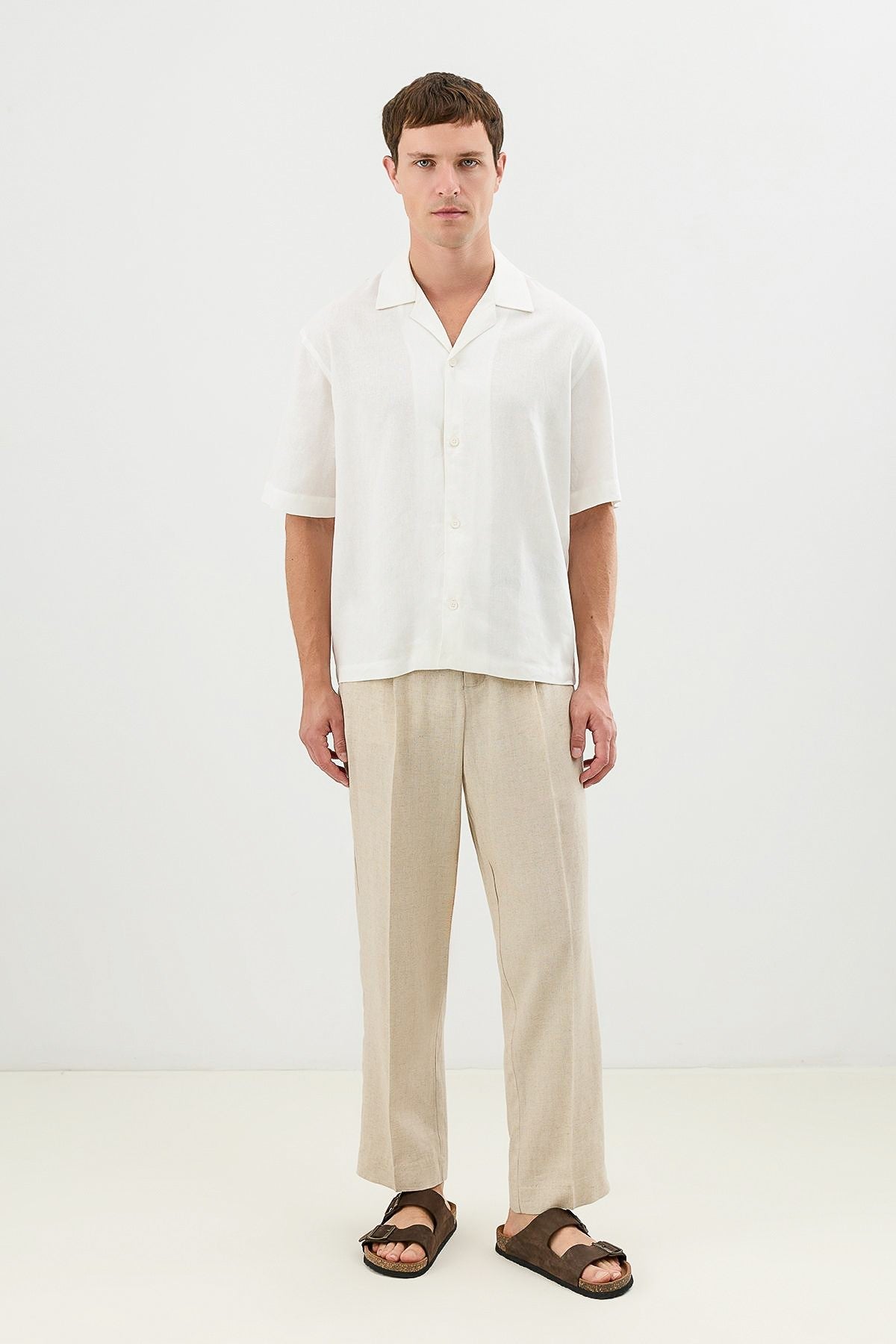 Men's Linen-Blend Shirt