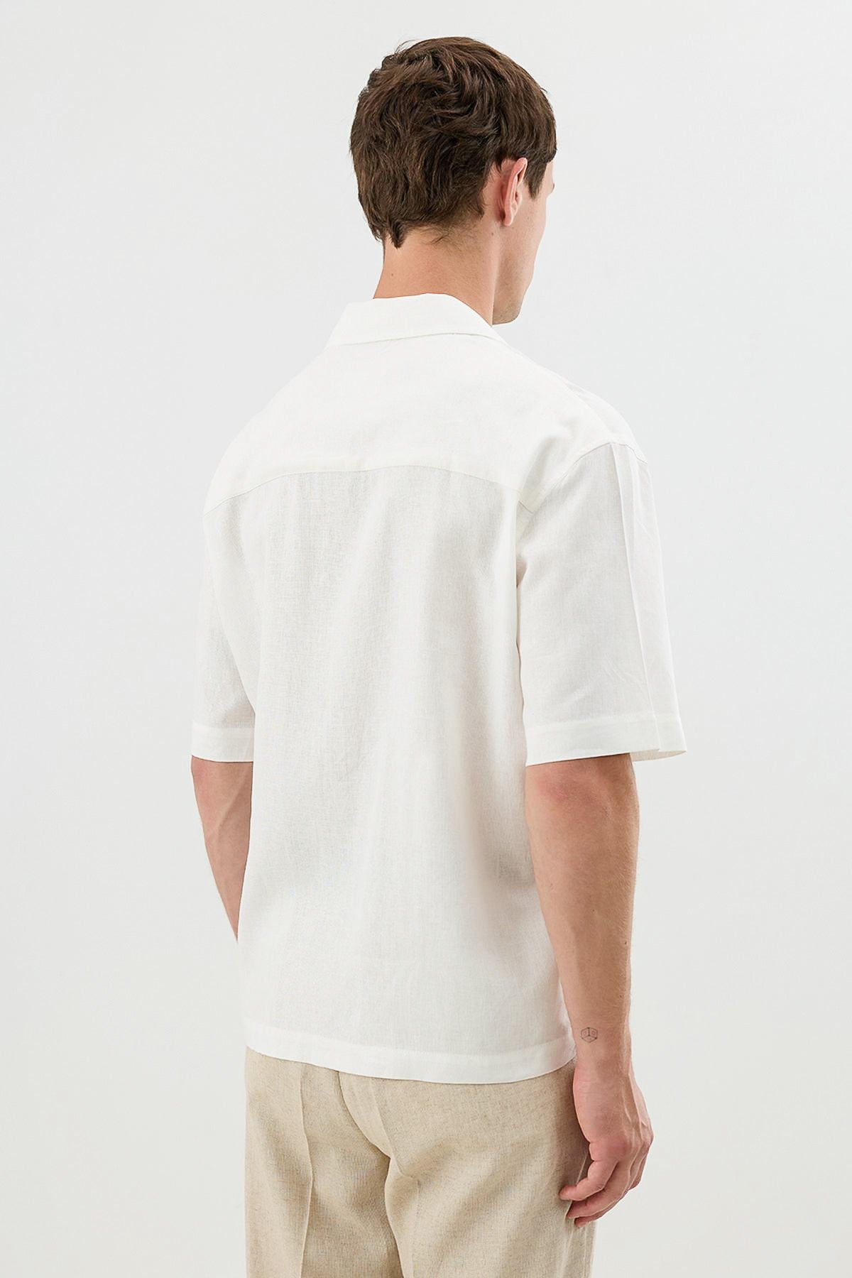 Men's Linen-Blend Shirt