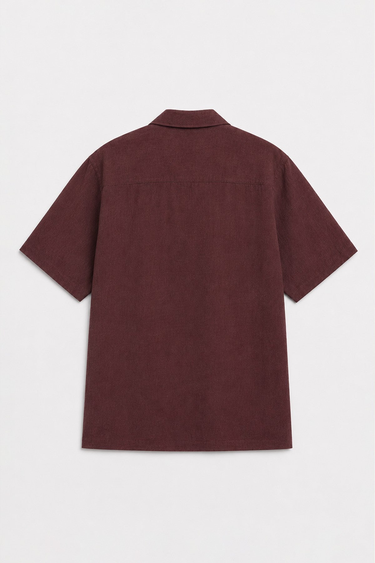 Men's Embroidered Shirt with Linen Blend