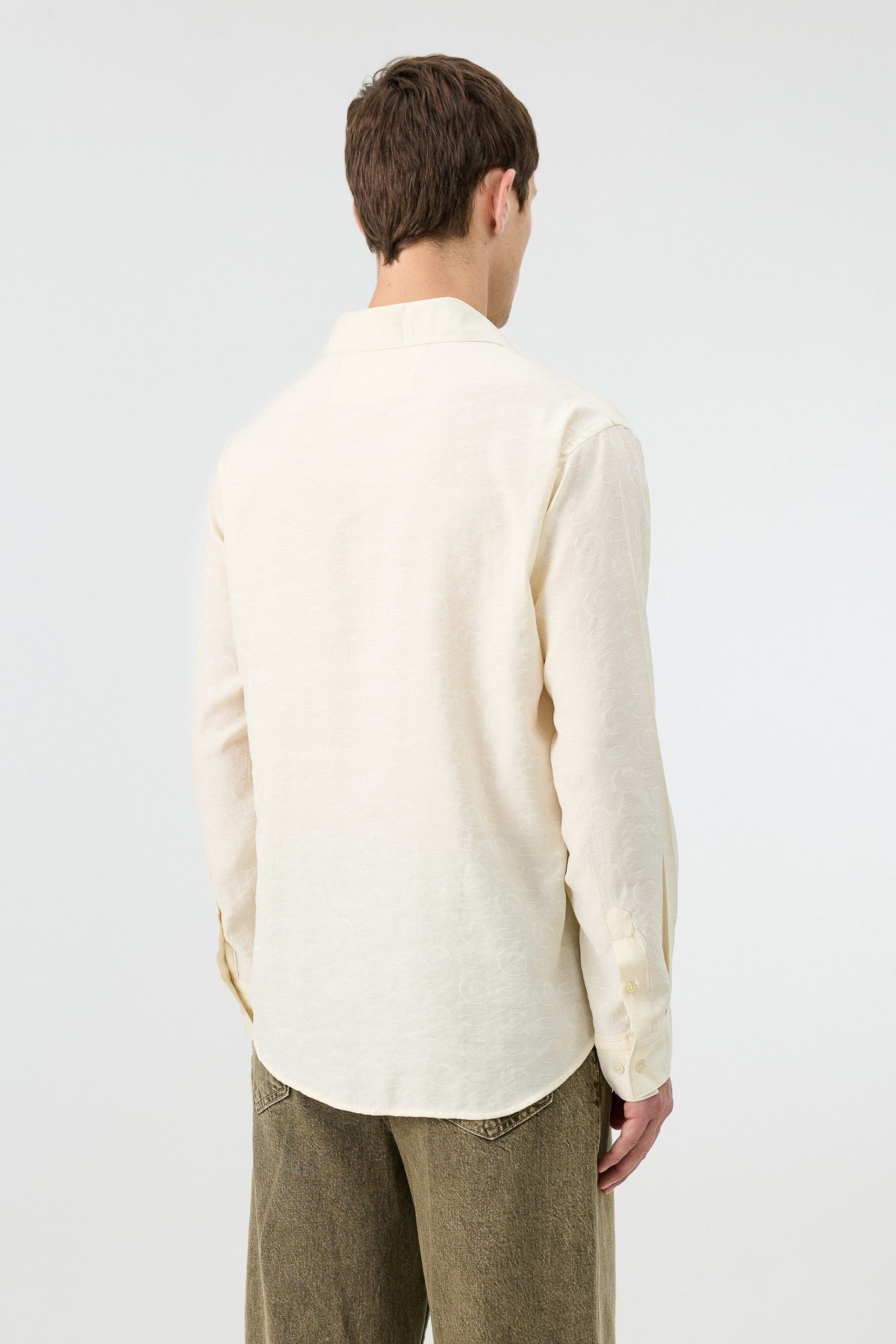 Antioch Men's Patterned Shirt with Modal Blend