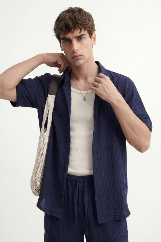 Antioch Distressed-Look Men's Shirt