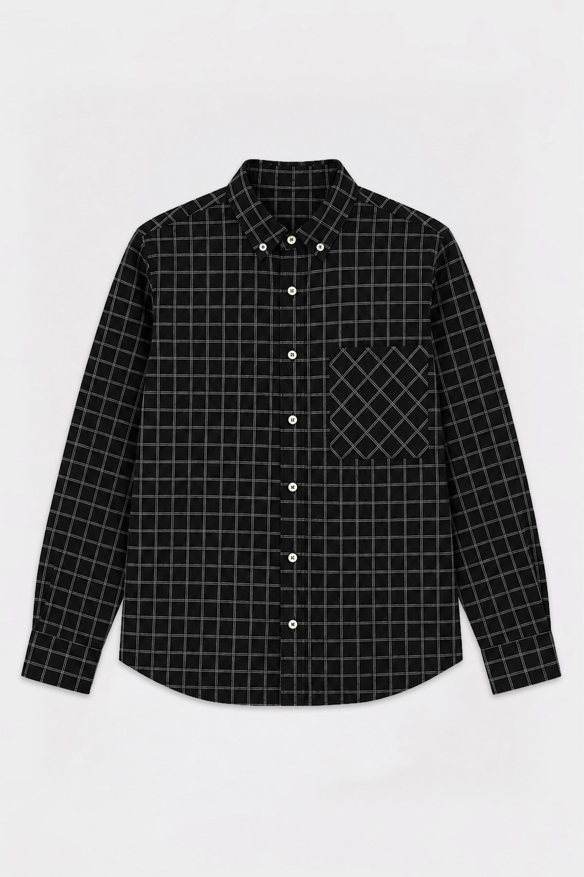 Boxy Fit Checkered Shirt