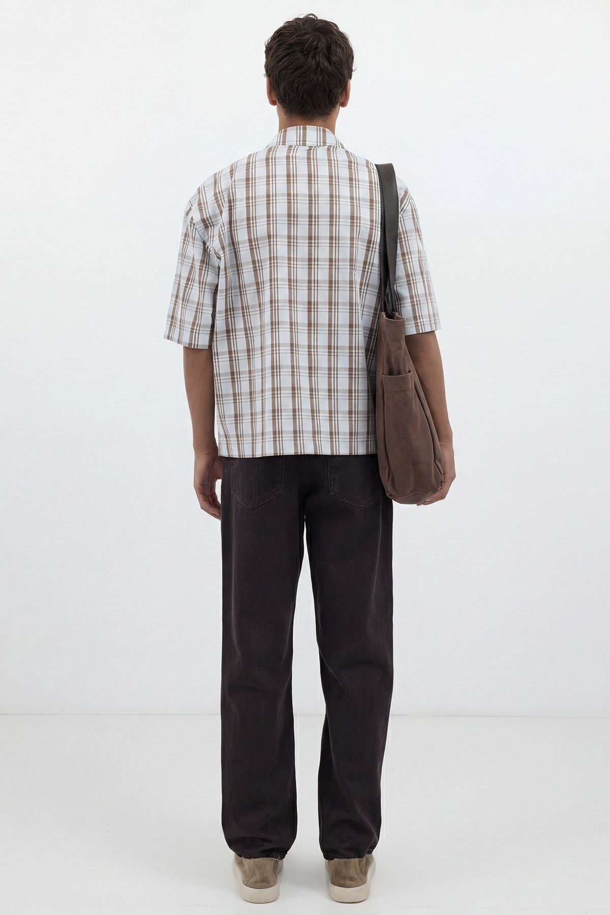 Checkered Short-Sleeve Shirt