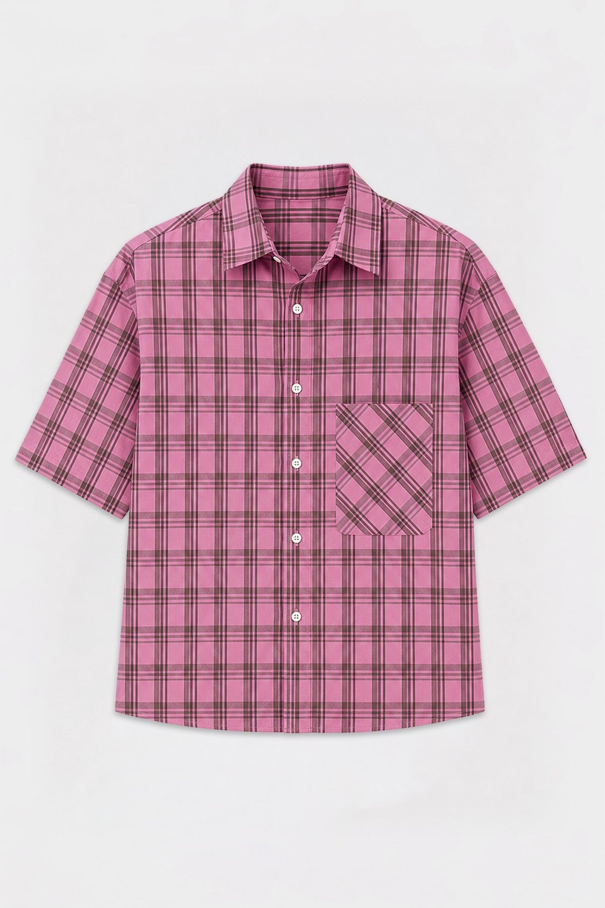 Checkered Short-Sleeve Shirt