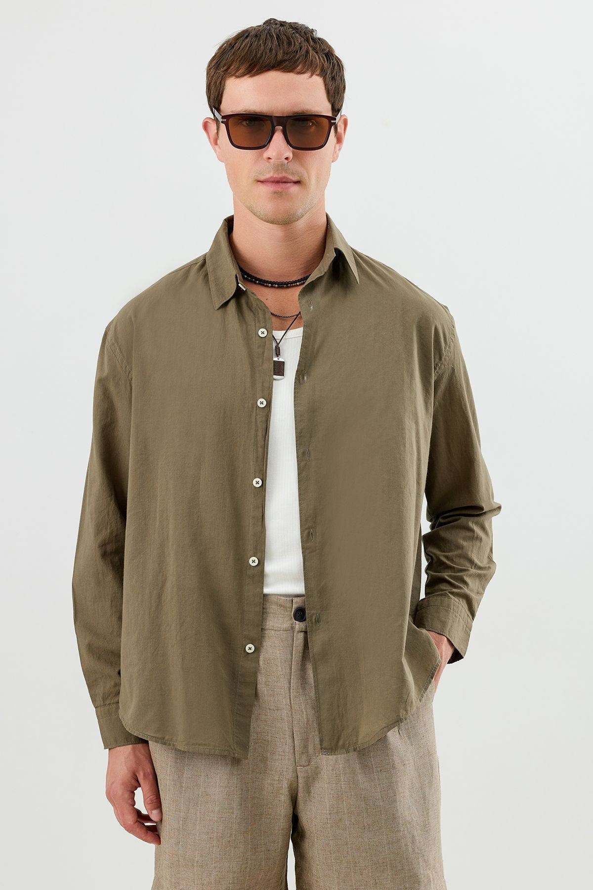 Cotton Relax Fit Men's Shirt