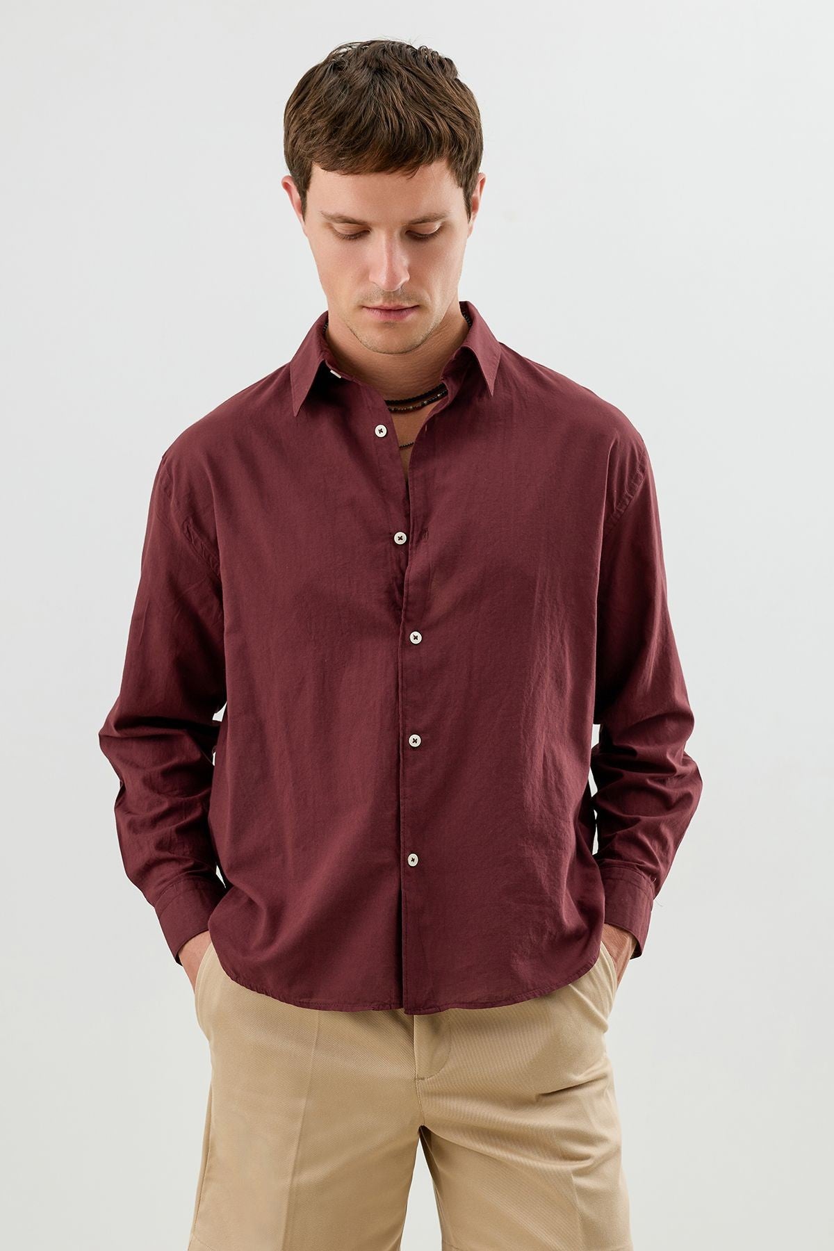 Cotton Relax Fit Men's Shirt