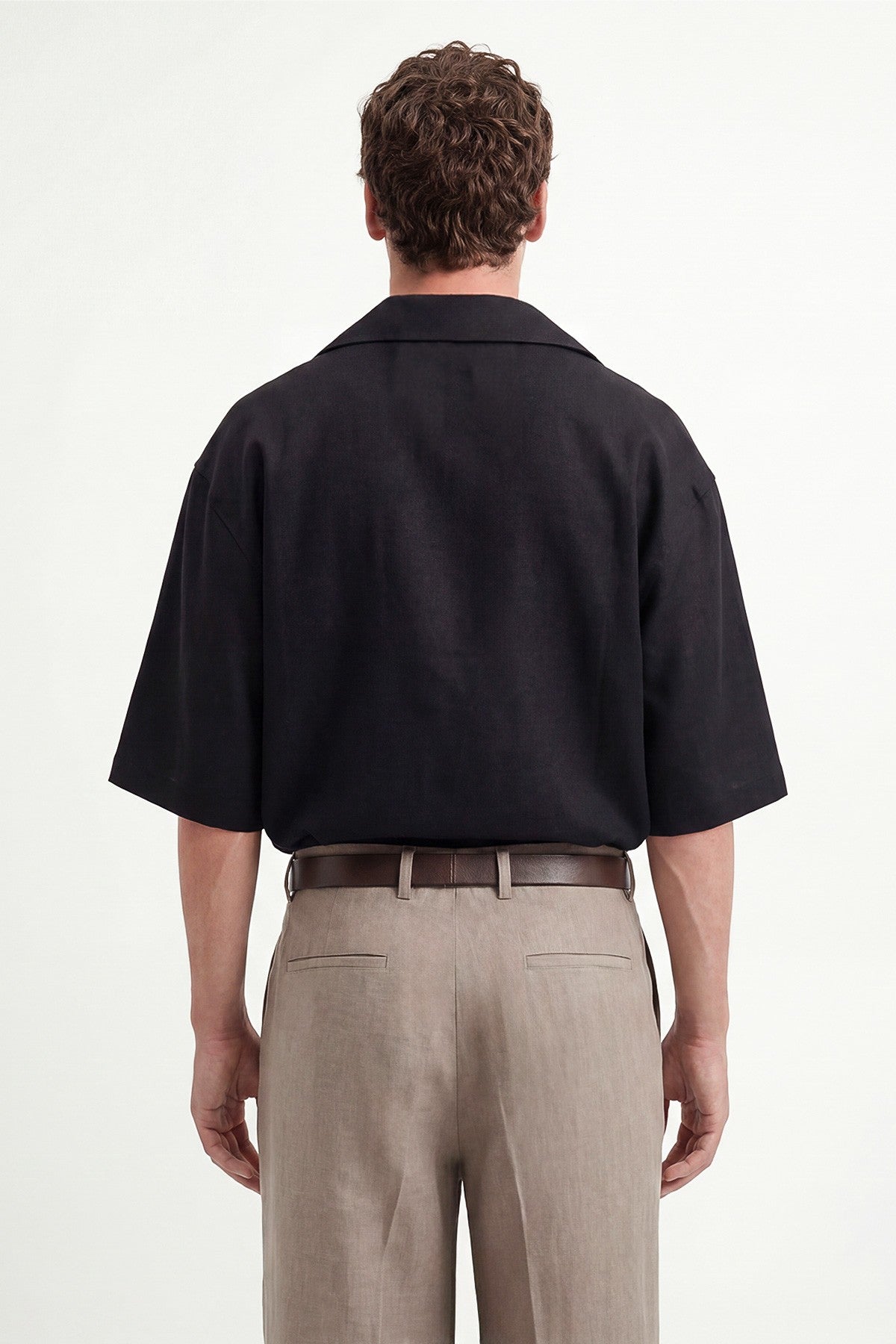 Striped Linen-Blend Shirt