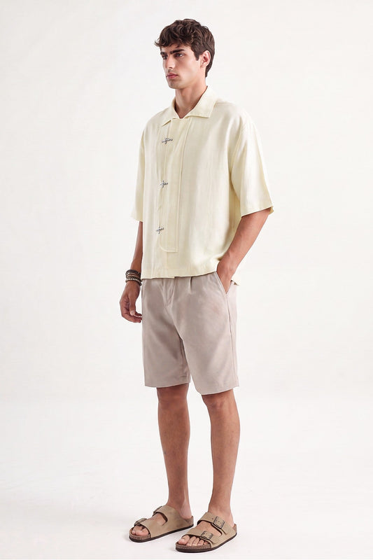 Relaxed-Fit Shirt with Detailed Closure