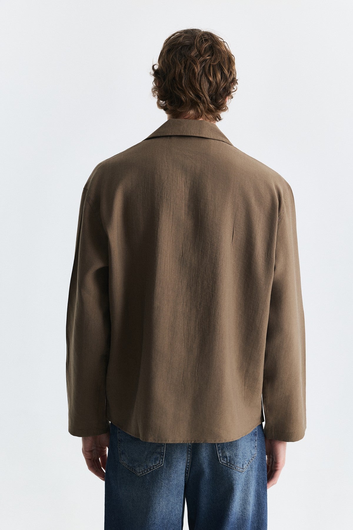 Embellished Button Relaxed Shirt
