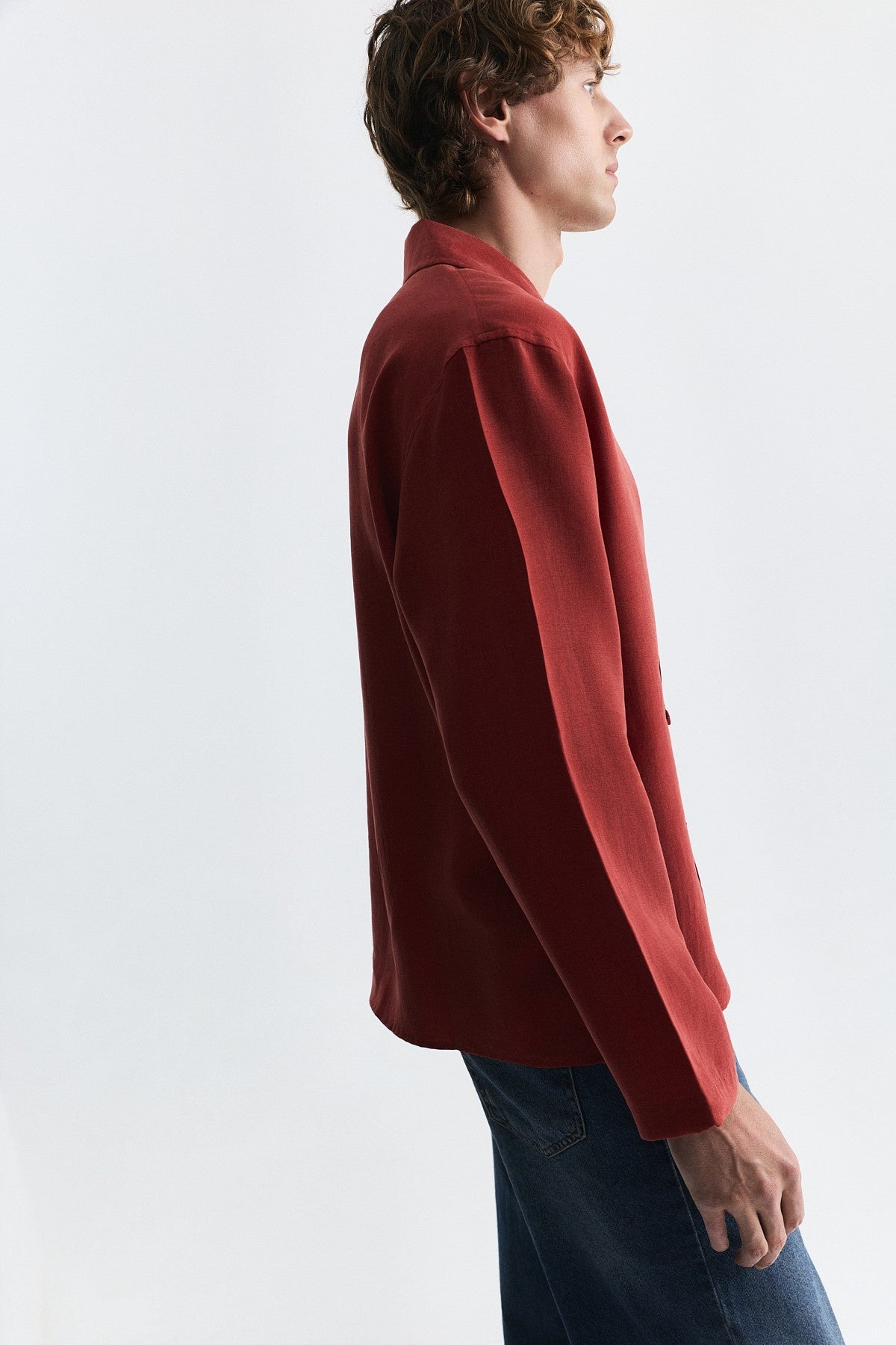 Embellished Button Relaxed Shirt