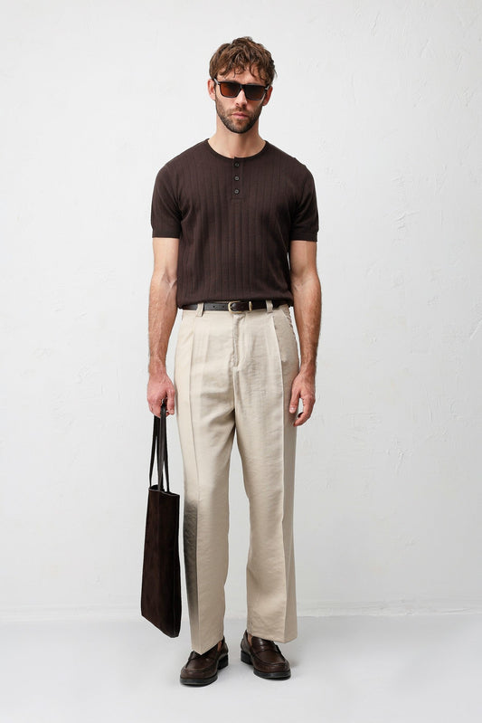 Antioch Pleated Relaxed-Fit Men's Pants