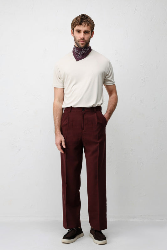 Antioch Pleated Relaxed-Fit Men's Pants
