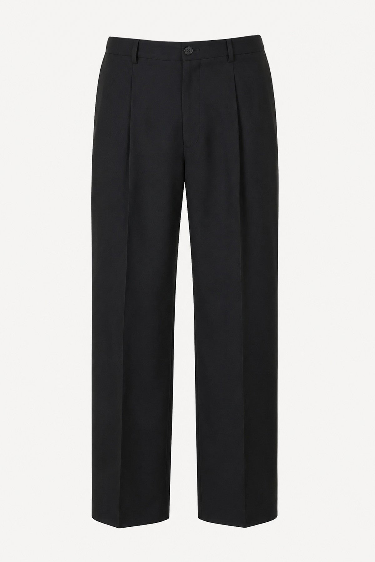 Relaxed-Fit Pleated Men's Pants