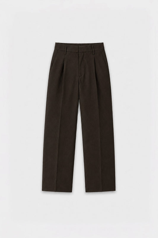 Relaxed-Fit Pleated Men's Pants