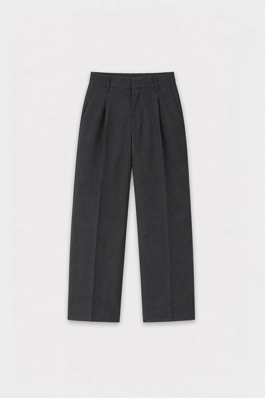 Relaxed-Fit Pleated Men's Pants