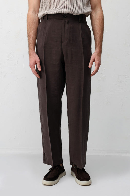 Antioch Lyocell Relaxed-Fit Pleated Men's Pants