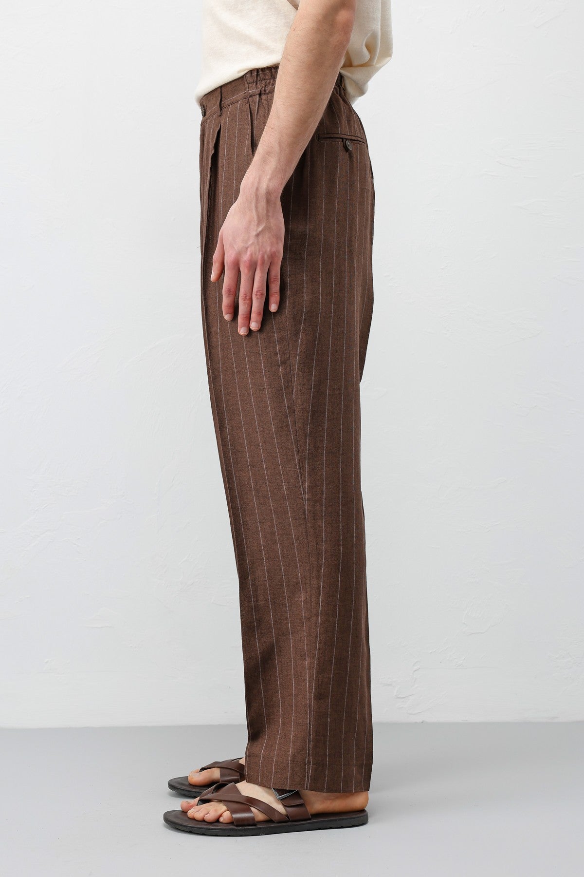 Antioch Linen-Blend Striped Men's Pants