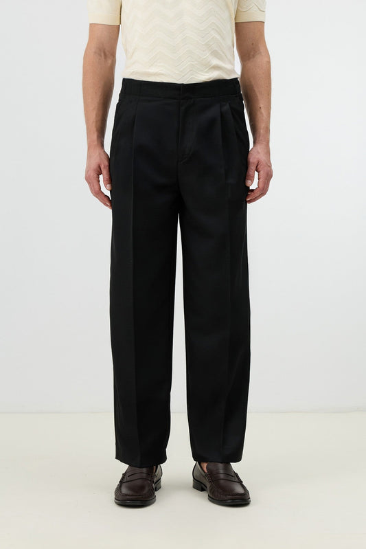 Antioch Men's Pants with Double-Pleated Cuff Detail