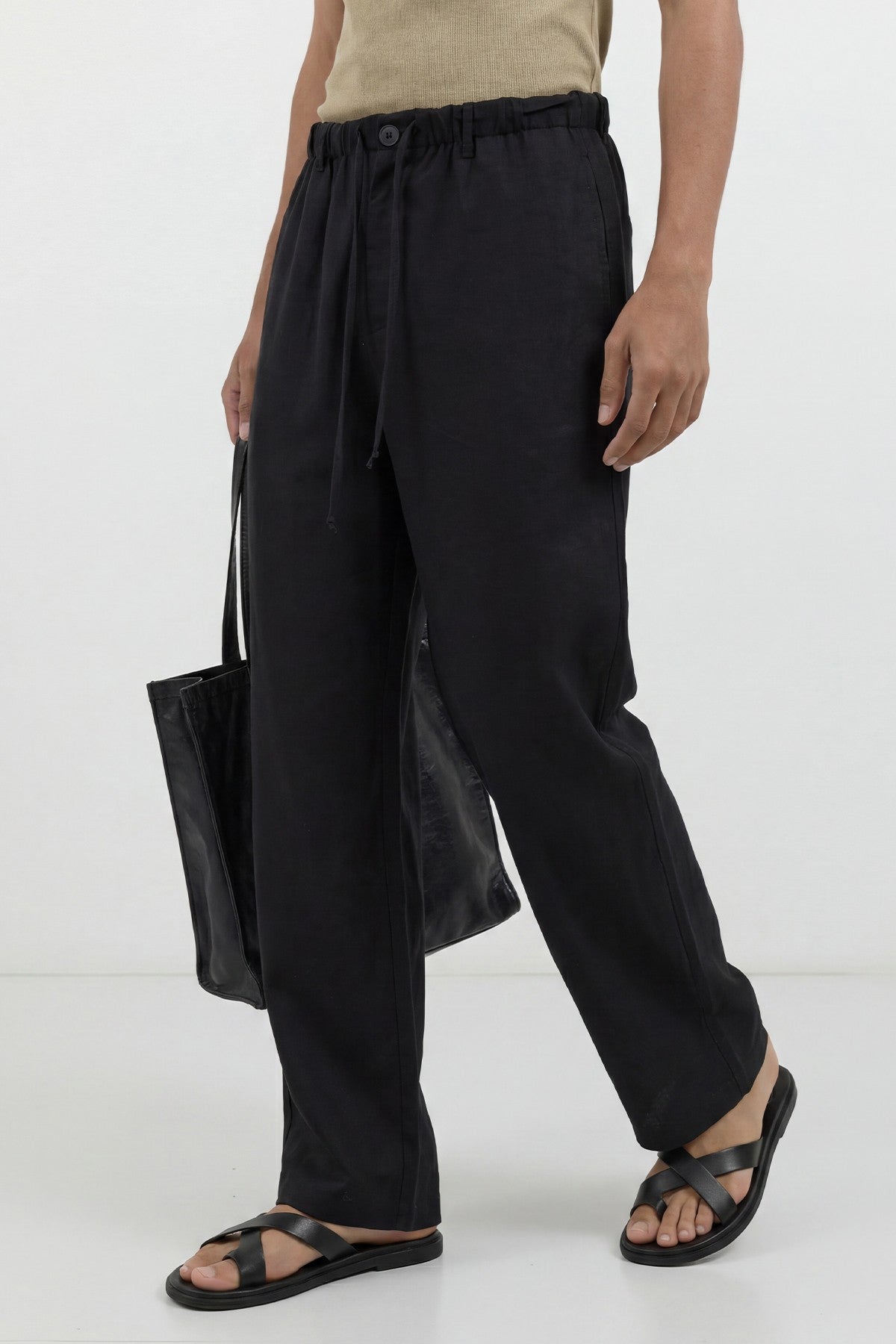 Antioch Linen-Blend Relaxed-Fit Men's Pants