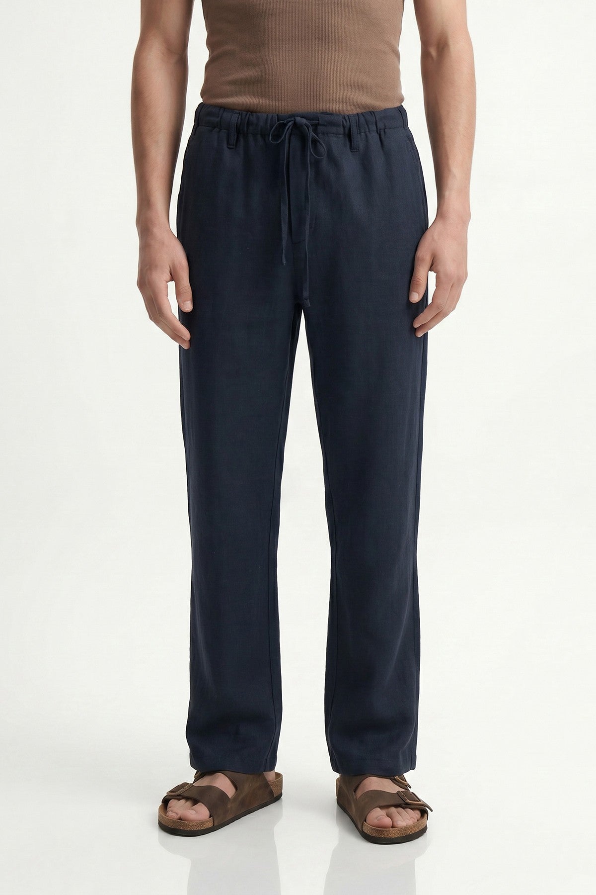 Antioch Linen-Blend Relaxed-Fit Men's Pants