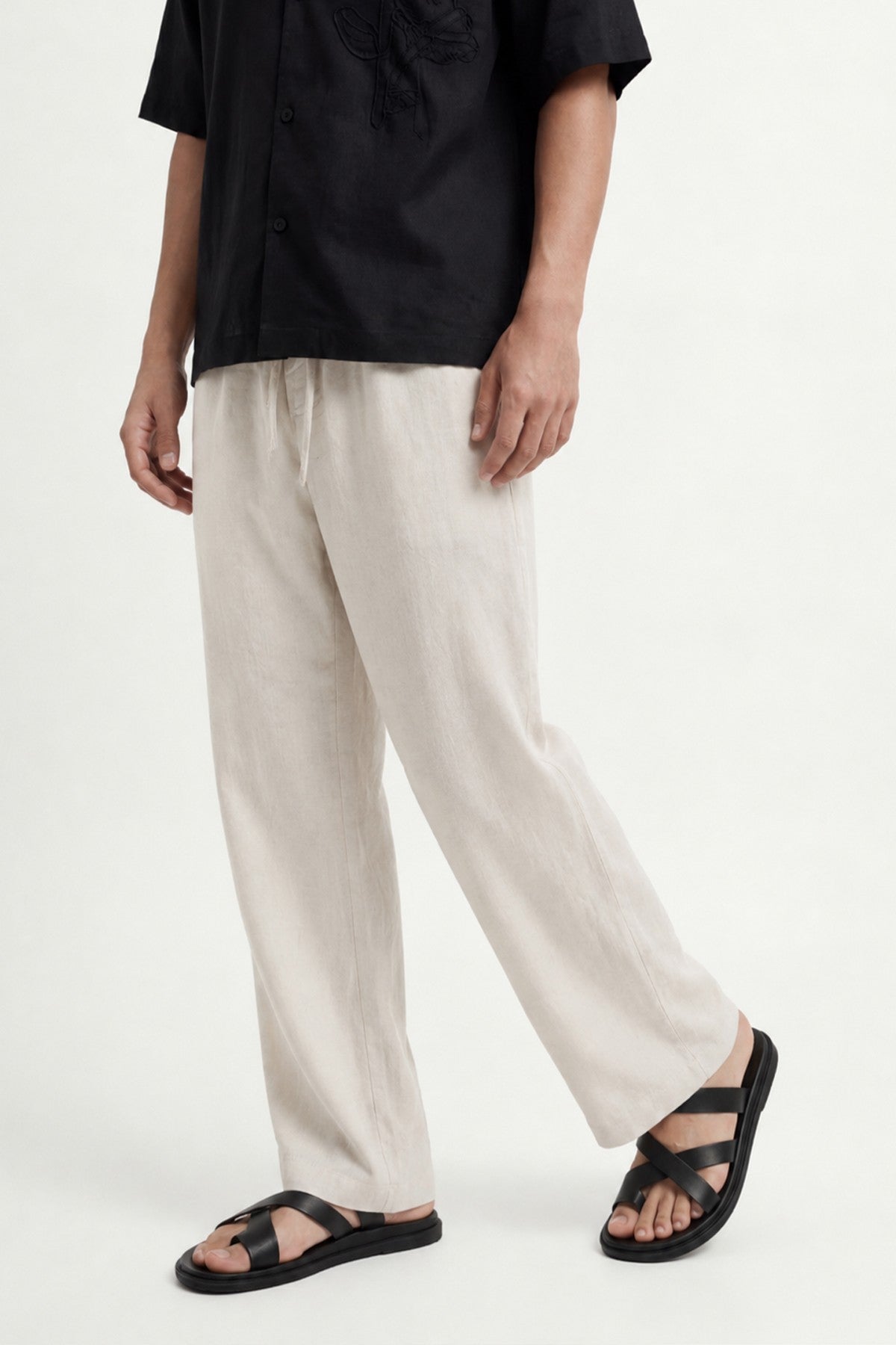 Antioch Linen-Blend Relaxed-Fit Men's Pants