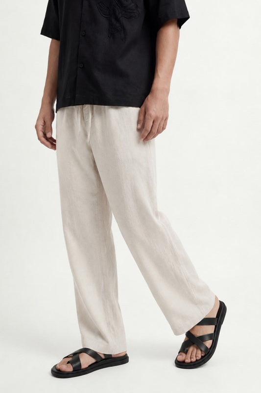 Antioch Linen-Blend Relaxed-Fit Men's Pants