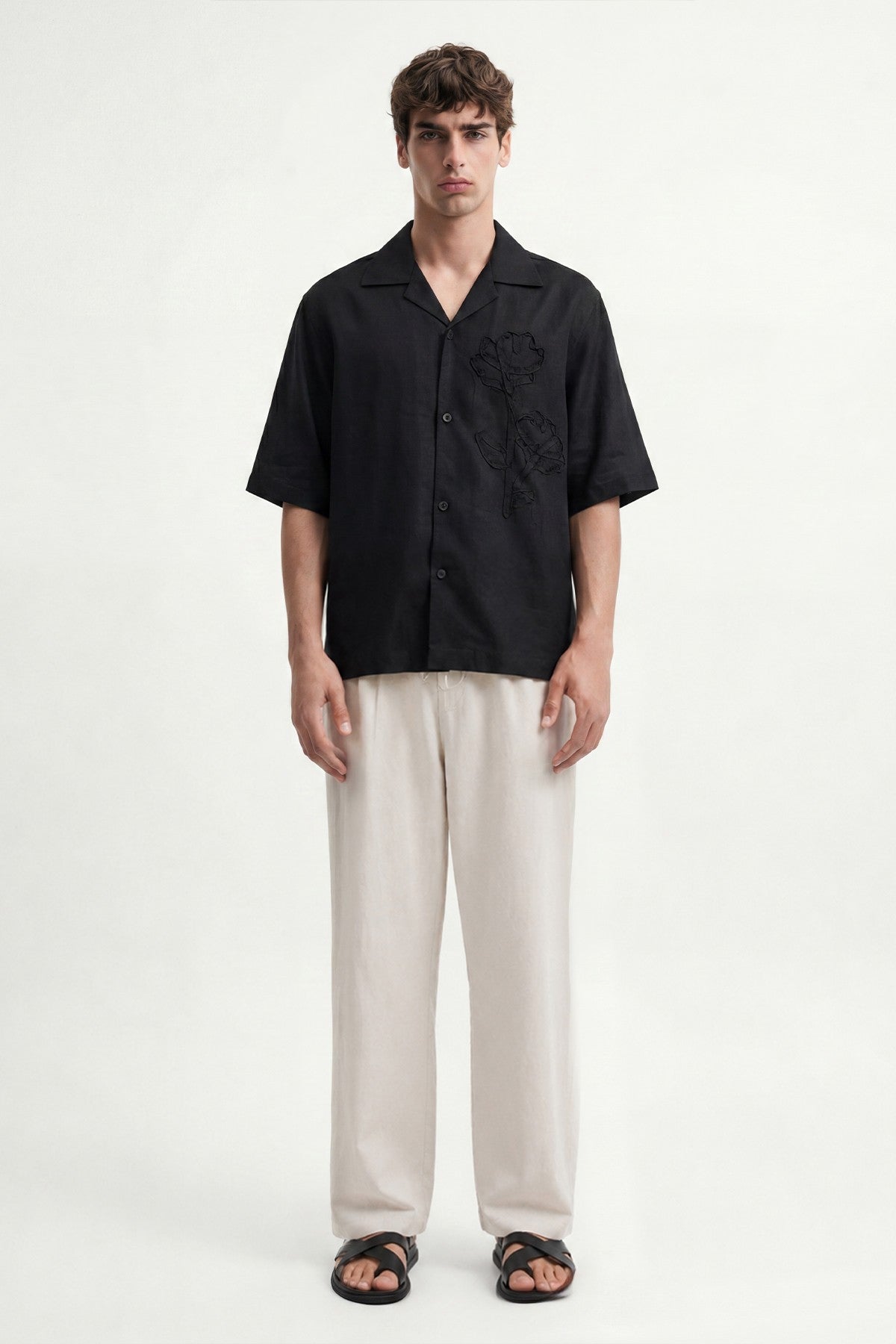 Antioch Linen-Blend Relaxed-Fit Men's Pants