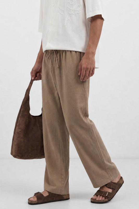 Antioch Linen-Blend Relaxed-Fit Men's Pants