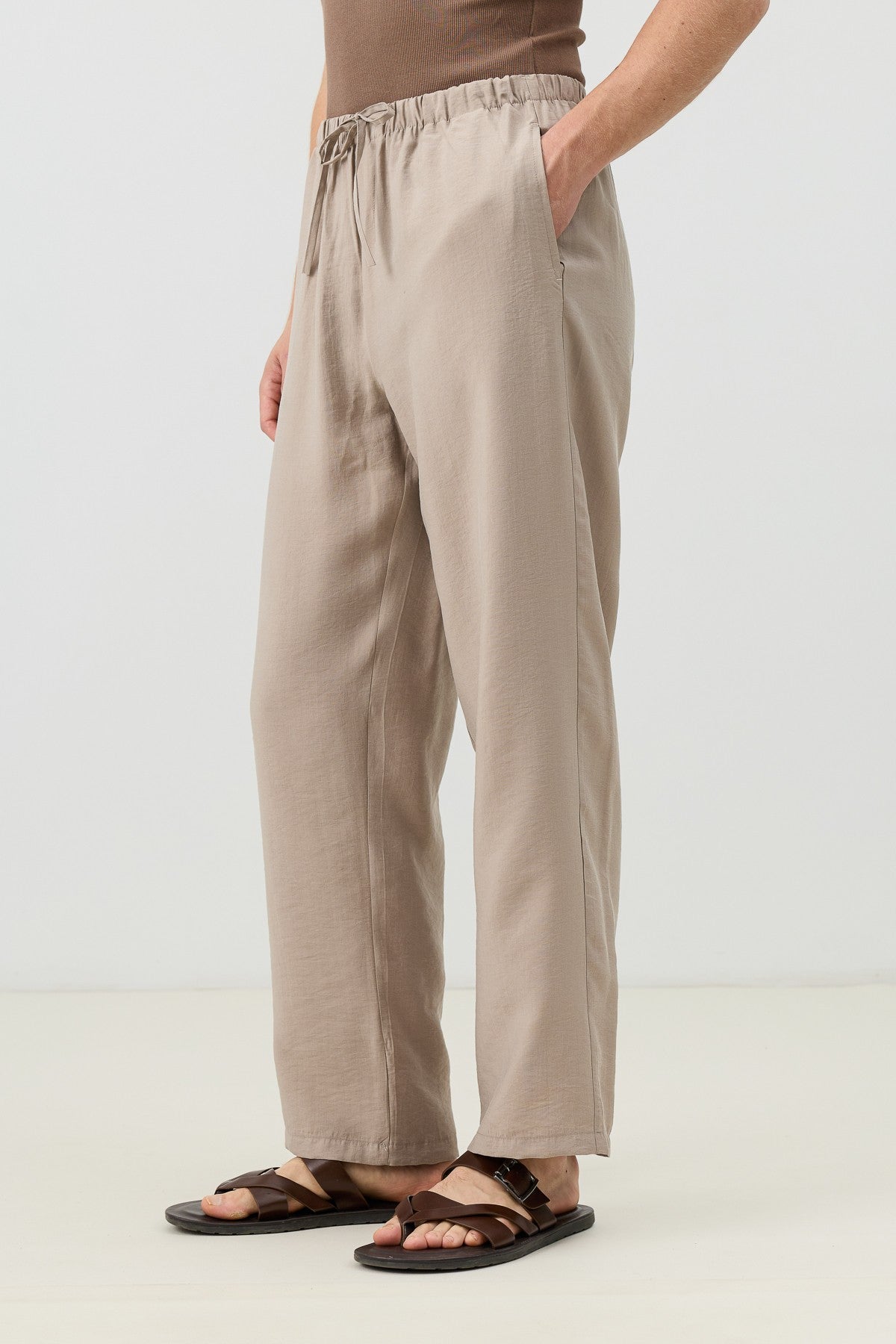 Men's Relaxed-Fit Pants with Lyocell Blend