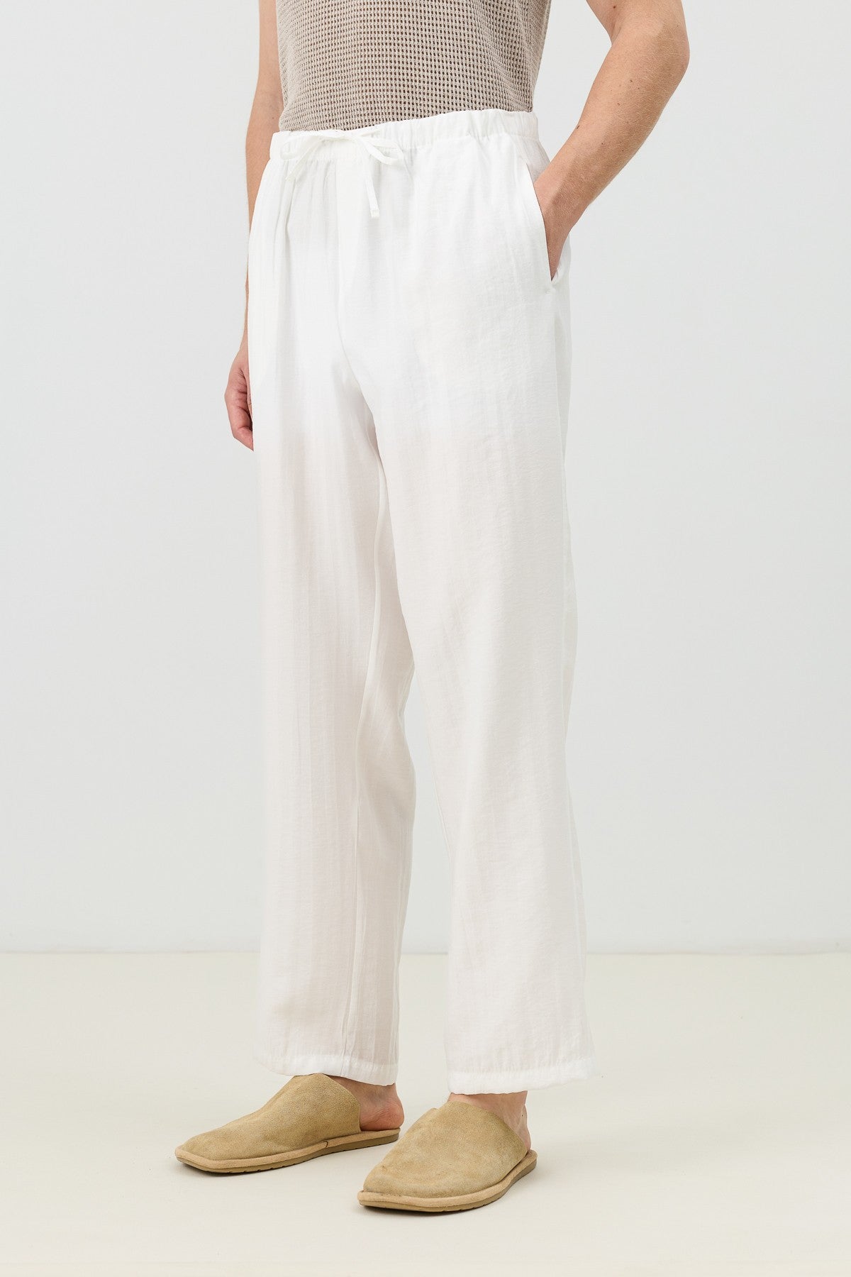 Men's Relaxed-Fit Pants with Lyocell Blend