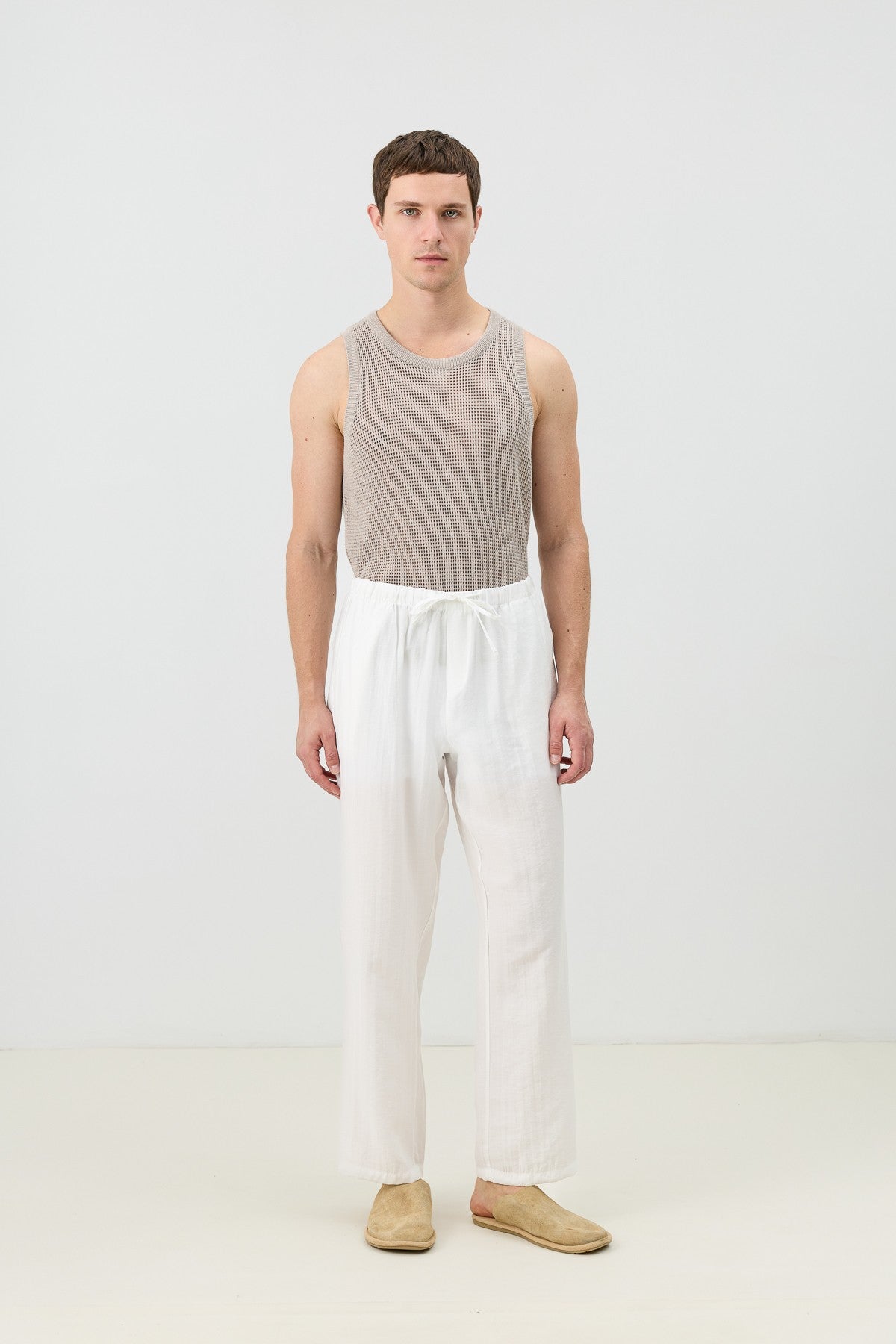 Men's Relaxed-Fit Pants with Lyocell Blend