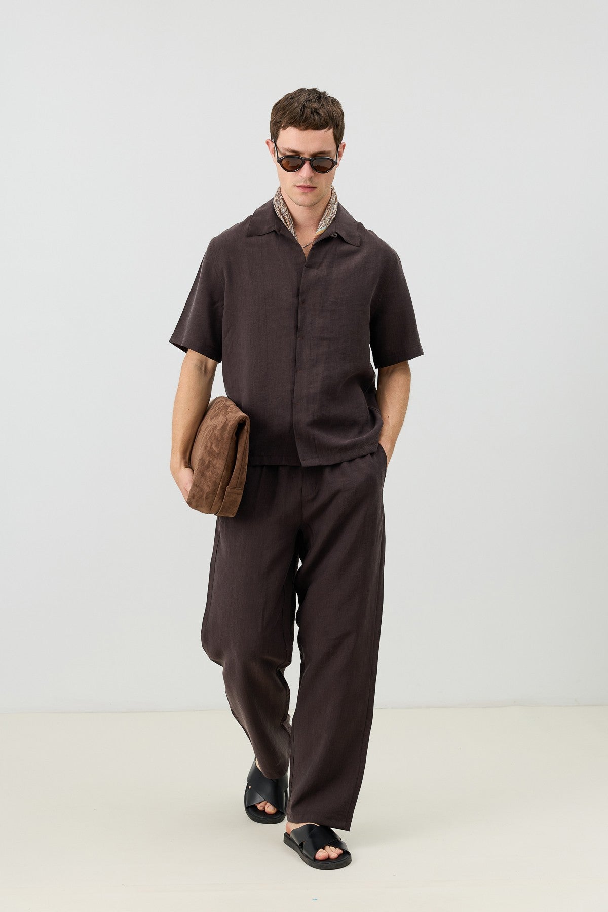 Men's Relaxed-Fit Pants with Lyocell Blend