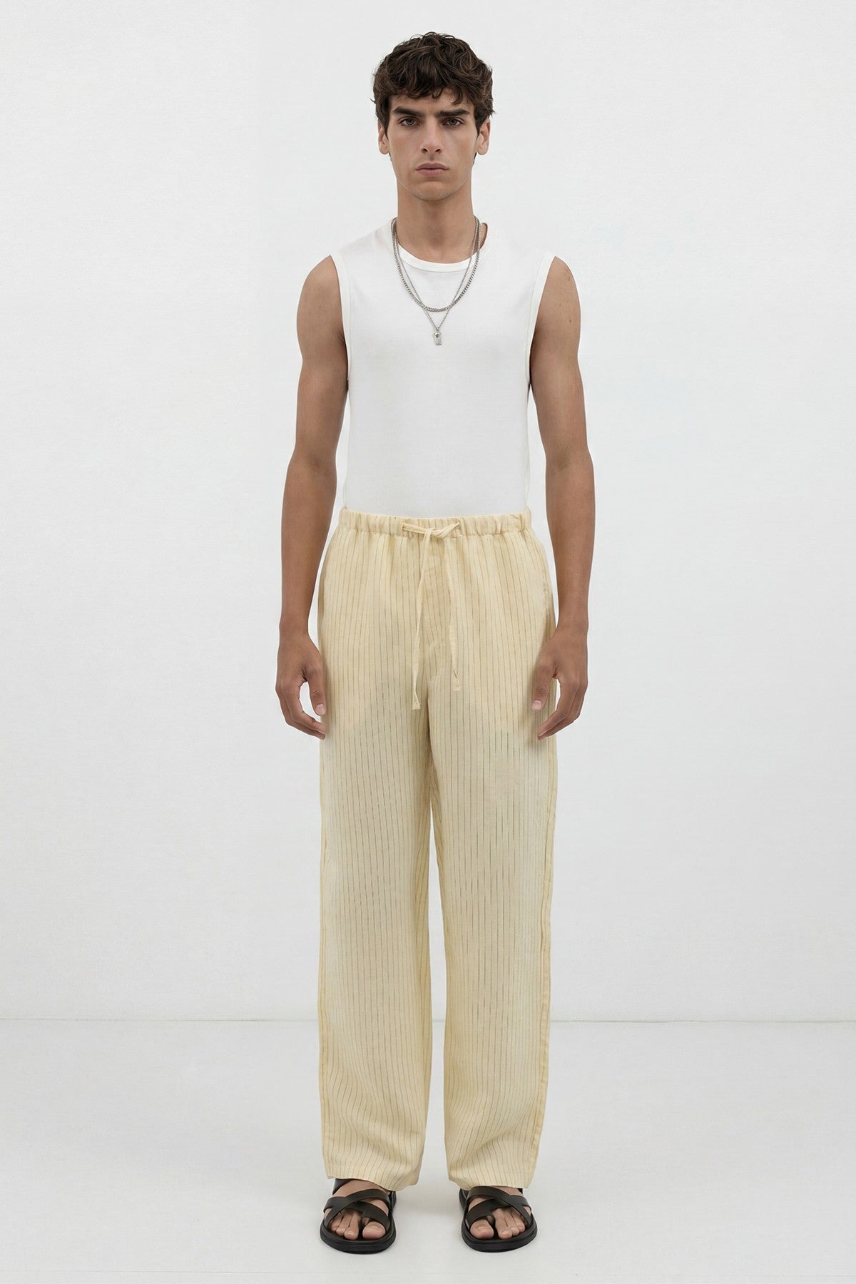 Antioch Men's Striped Pants with Modal Blend
