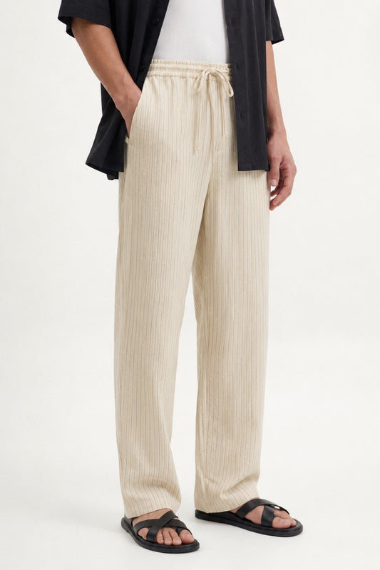 Antioch Men's Striped Pants with Modal Blend