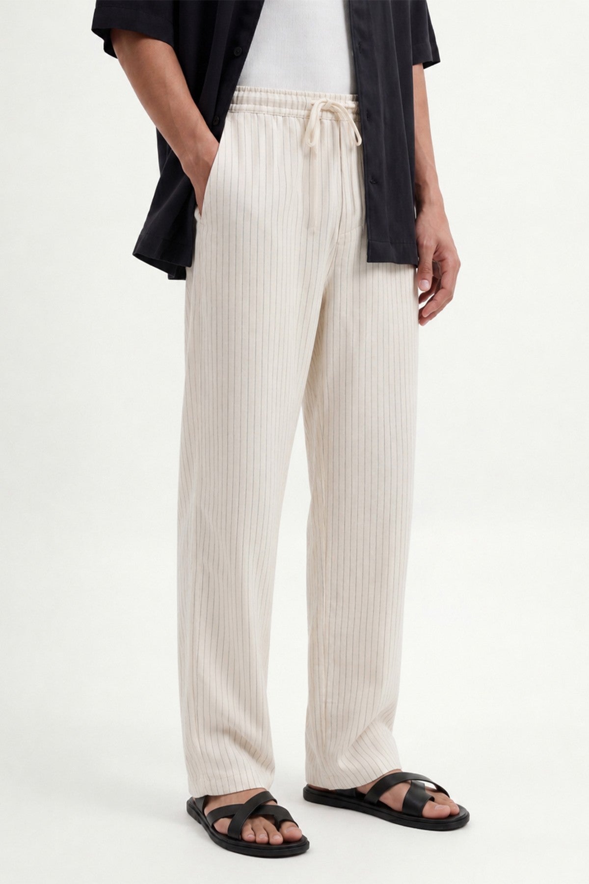 Antioch Men's Striped Pants with Modal Blend