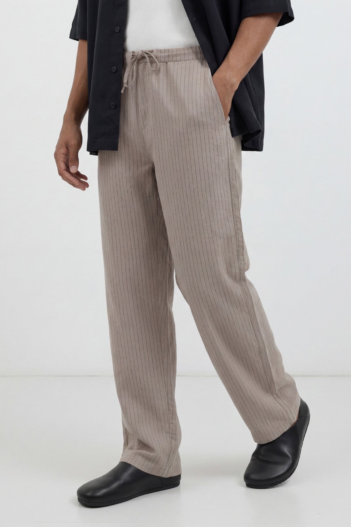 Antioch Men's Striped Pants with Modal Blend