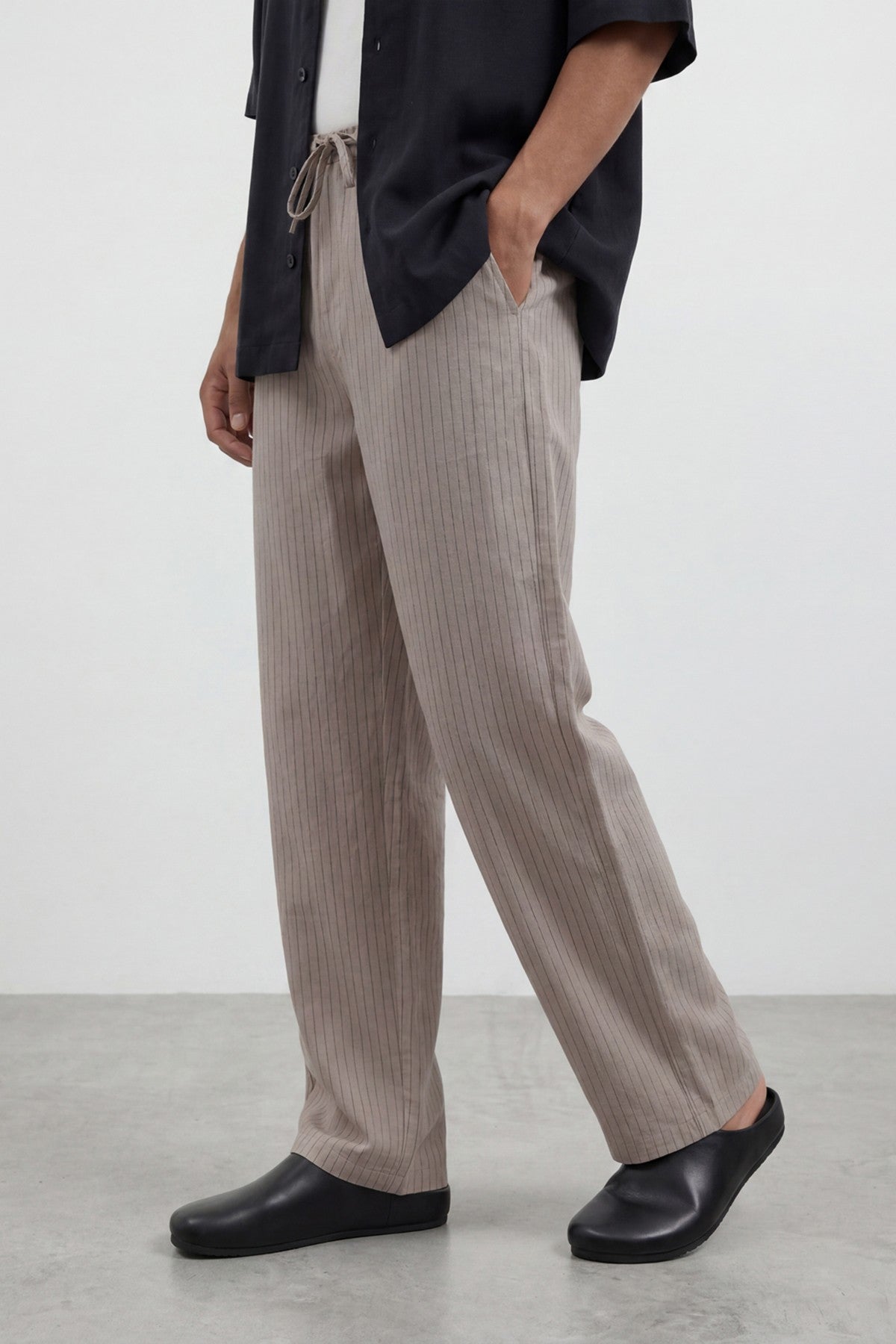 Antioch Men's Striped Pants with Modal Blend