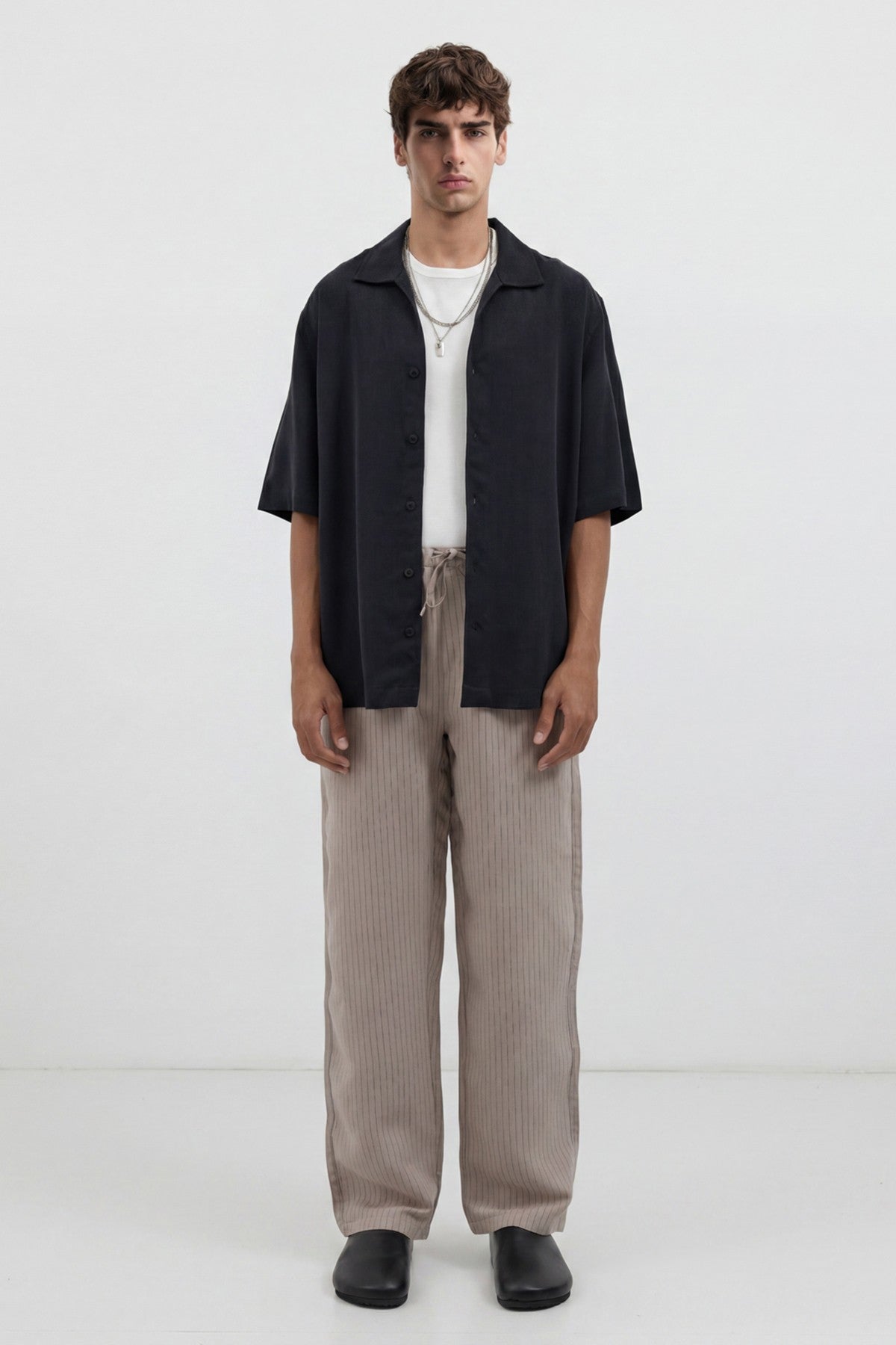 Antioch Men's Striped Pants with Modal Blend
