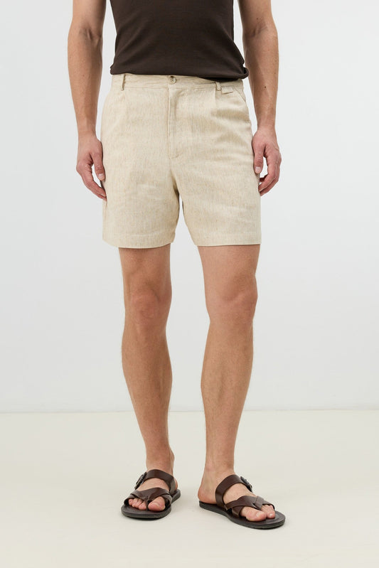 Antioch Men's Textured Linen-Blend Shorts