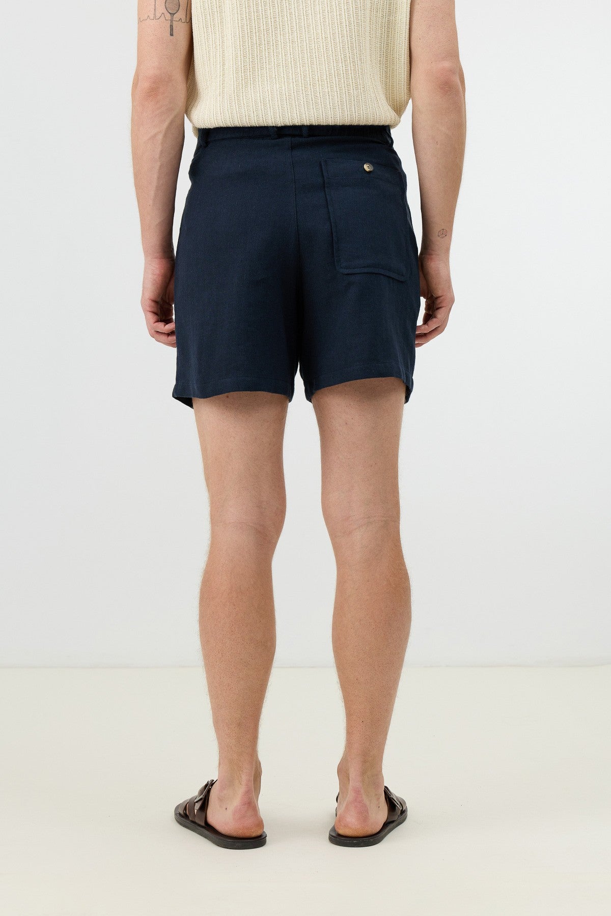 Antioch Men's Textured Linen-Blend Shorts