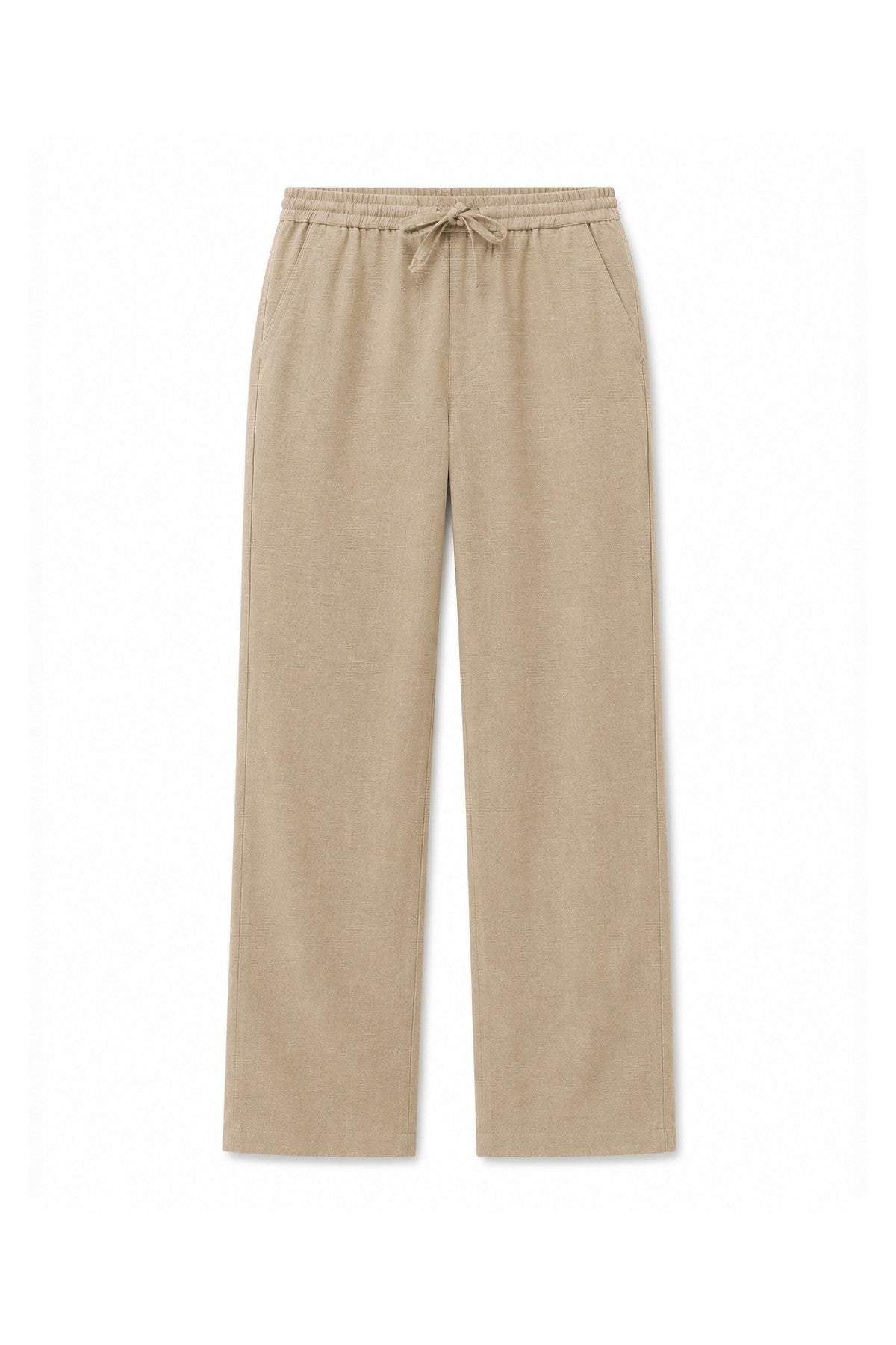Antioch Men's Linen-Blend Waistband-Elasticated Pants