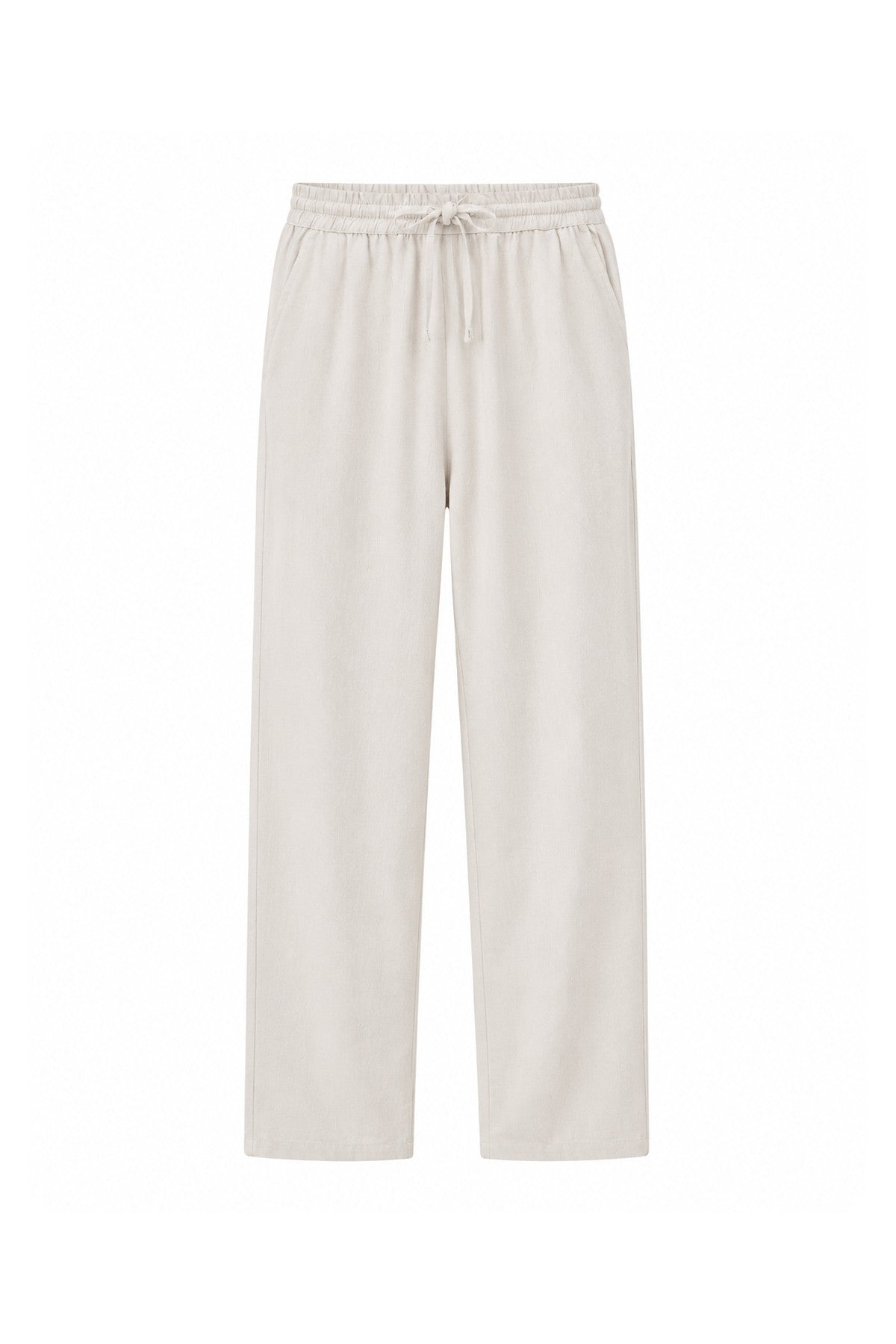 Antioch Men's Linen-Blend Waistband-Elasticated Pants