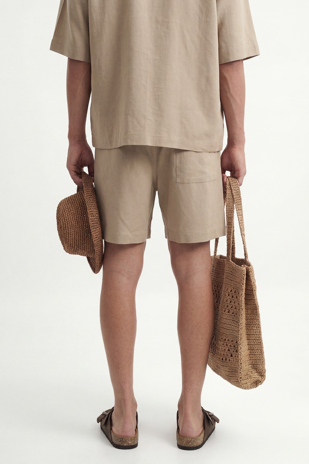Antioch Linen-Blend Bermuda Shorts for Men