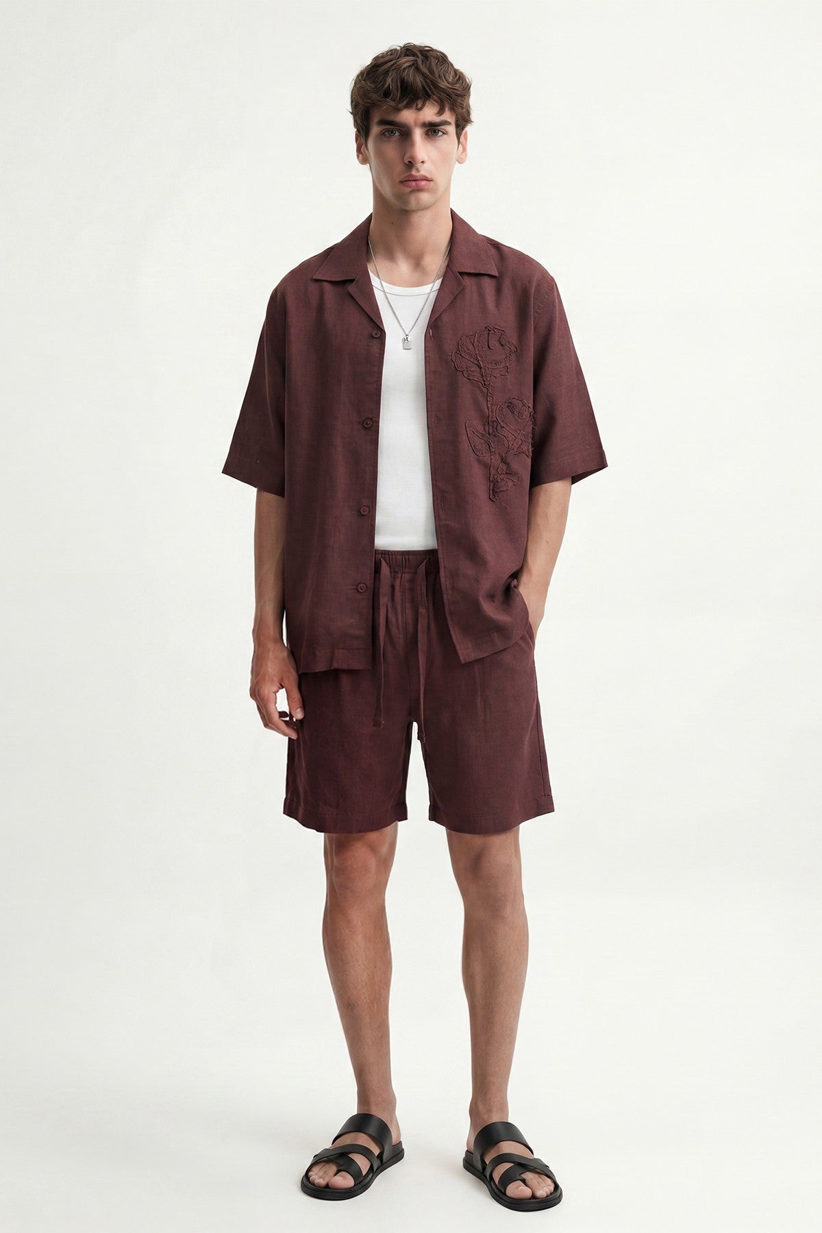 Antioch Linen-Blend Bermuda Shorts for Men